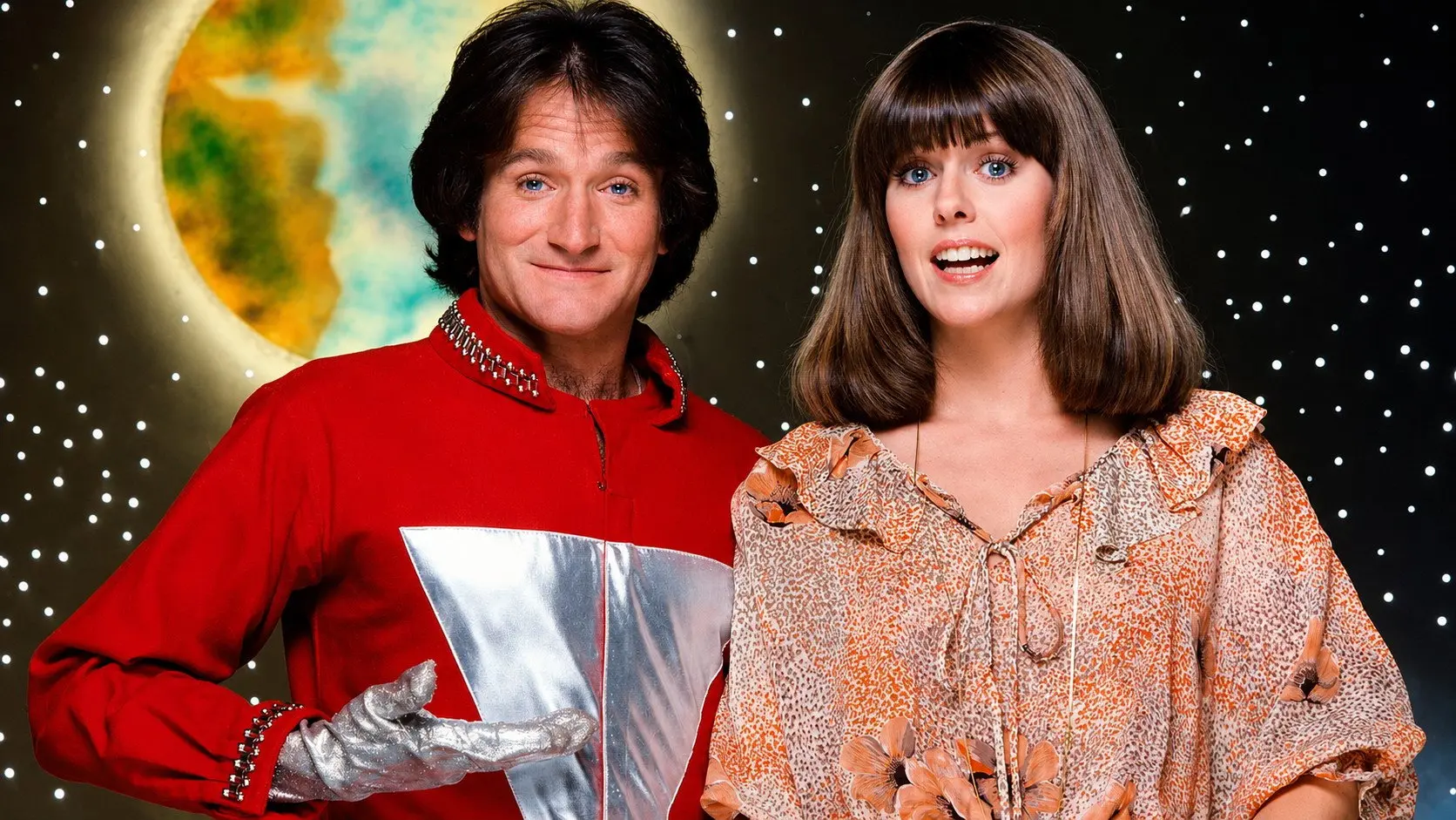 Mork & Mindy backdrop